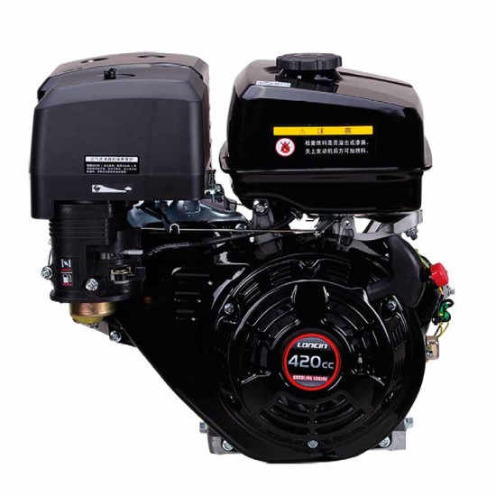 Loncin - Κινητήρας Βενζίνης G420F/H (Άξονας με Κώνο) (#02G420F/H)