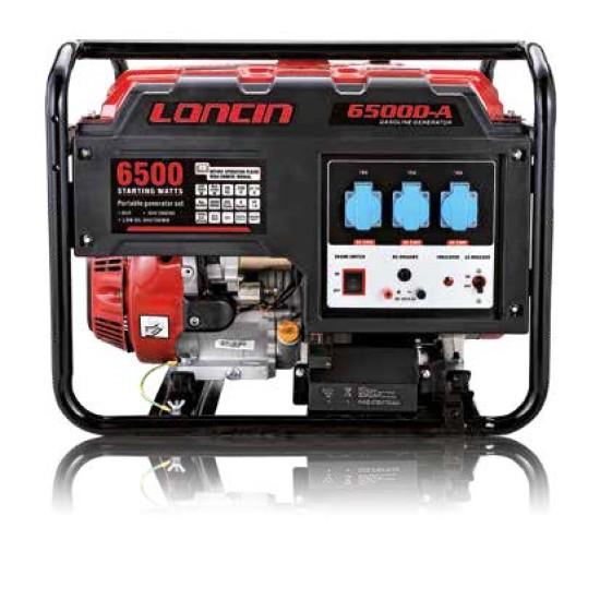 Loncin - LC6500-A Μονοφασική Γεννήτρια 6.5 kVA (#02LC6500-A)