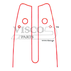 Visco - Λάμα Με Γρανάζι 12''-30-3/8-043-1.1 Οδηγοί: 44 (#12 SW-43 SR)