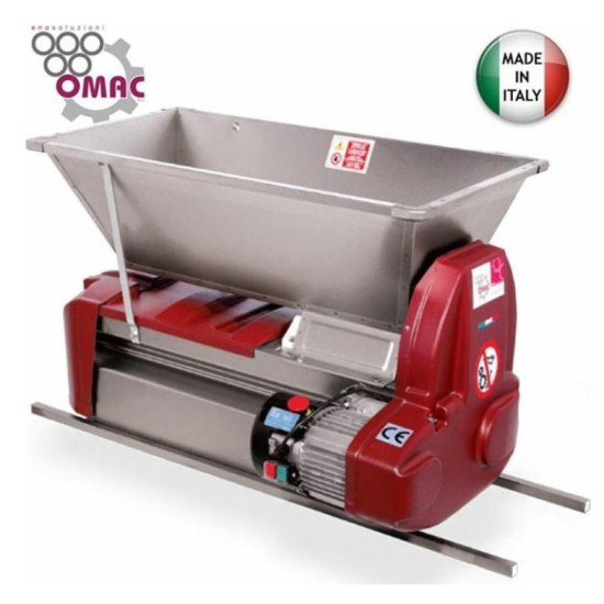 Omac - Ares 15 Inox Σπαστήρας Διαχωριστήρας Σταφυλιών Ηλεκτρικός (#142135)