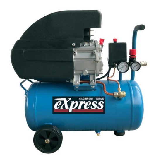 Express - Αεροσυμπιεστής Μονομπλόκ με Αεροφυλάκιο 24lt - 2Hp (#40133)