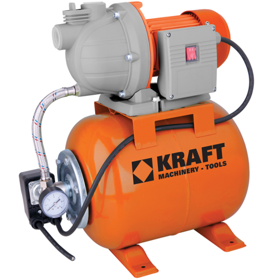 Kraft - Πιεστικό Συγκρότημα με Δοχείο και Αντλία 800W (#43502)