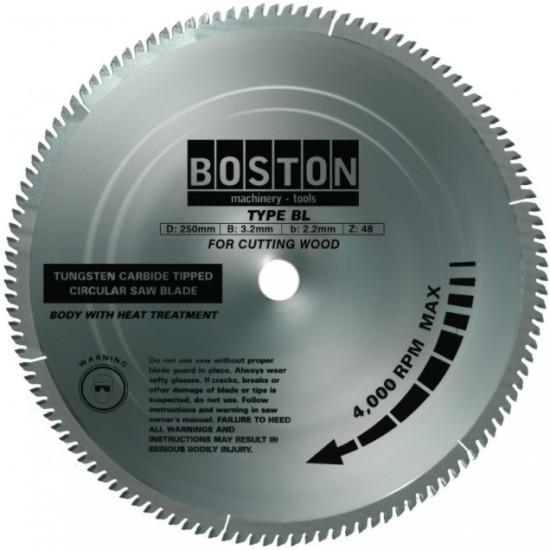 Boston BL-30060 Δίσκος Κοπής για Πάνελ Διπλής Όψης Μελαμίνης Φ300/30 Ζ60 (#48177)