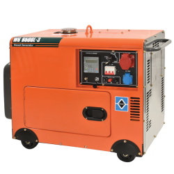 Kraft - WS 8500L-3 Ηλεκτρογεννήτρια Πετρελαίου Τριφασική με Μεταγωγικό Πίνακα 6000W στα 400V (#63772)