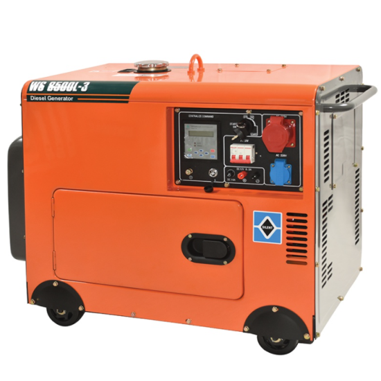 Kraft - WS 8500L-3 Ηλεκτρογεννήτρια Πετρελαίου Τριφασική με Μεταγωγικό Πίνακα 6000W στα 400V (#63772)