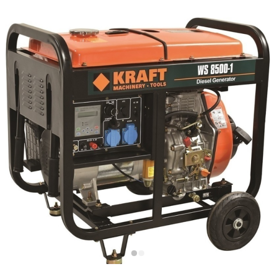Kraft - WS 8500-1 Γεννήτρια Πετρελαίου Μονοφασική 6.0 kW με Μίζα και Μπαταρία (#63773)