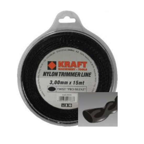 Kraft - Μεσινέζα Στριφτή ''Pro Silent'' 49m Φ3.5mm (#69378)