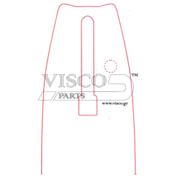 Visco - Λάμα με Γρανάζι 3/8-050-1.30 Οδηγοί: 59-60 (#HX 16-50NR)