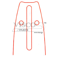 Visco - Λάμα με Γρανάζι 16''-40 3/5-050-1.3 Οδηγοί: 57 (#PO 16-50NR)